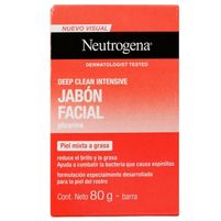 Neutrogena Jabon Facil Piel Mixta A Grasa Deep Clean Intensive 80 g