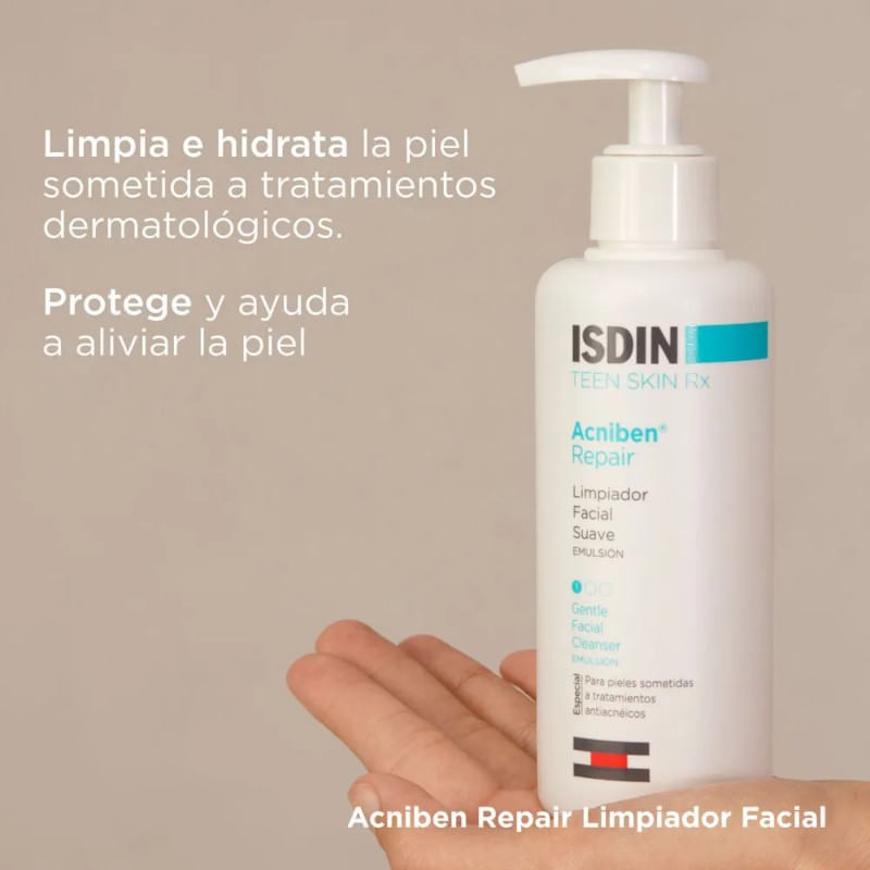 Isdin-Limpiador-Facial-Suave-Emulsion-Acniben-Repair-180-ml