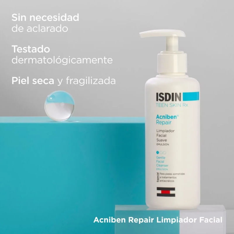 Isdin-Limpiador-Facial-Suave-Emulsion-Acniben-Repair-180-ml