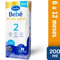 SanCor Leche Bebé Advanced 2 (6 a 12 meses) 200 ml
