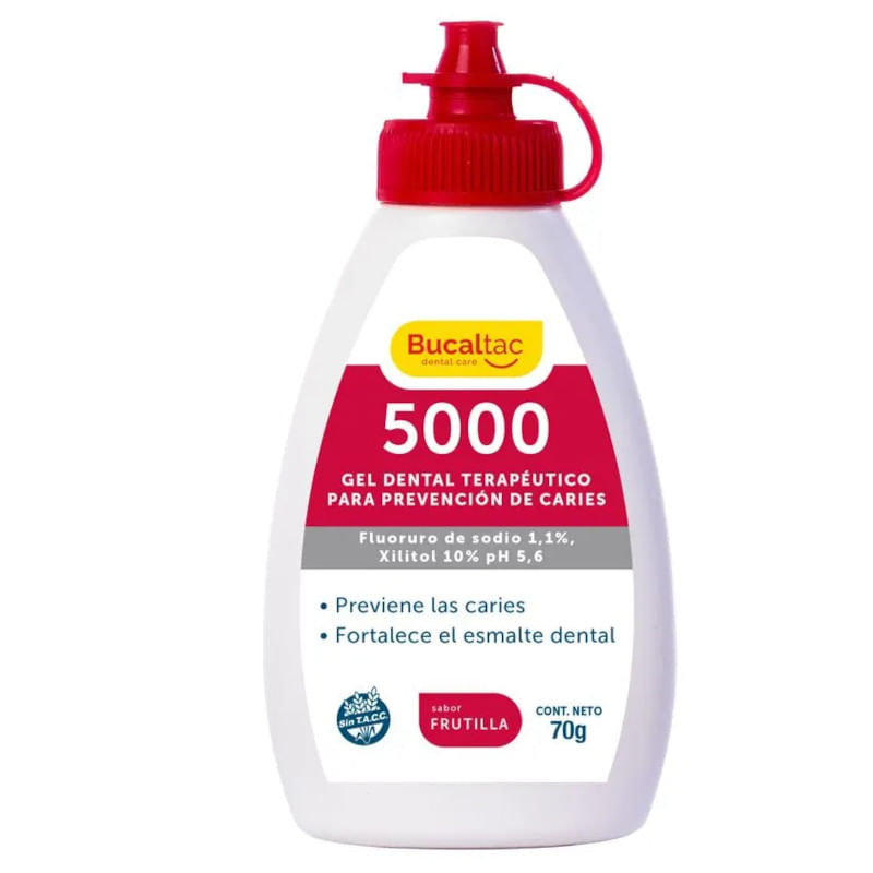 Bucaltac-5000-Gel-Dental-Terapeutico---Sabor-Frutilla-70-g