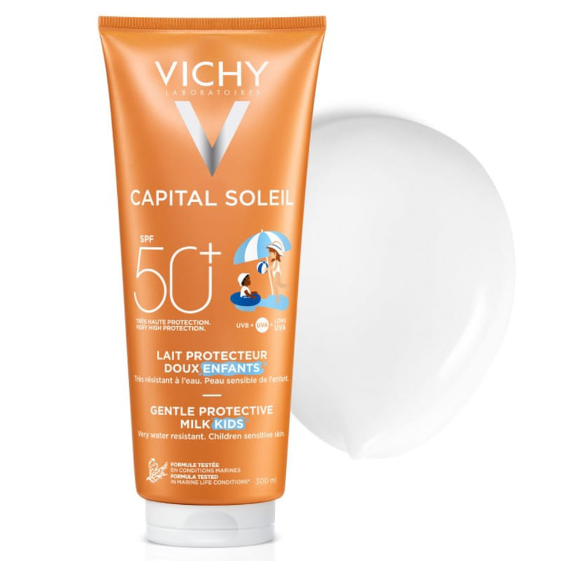 Vichy-Protector-Solar-Ideal-Soleil-Niños-Leche-SPF-50-300-ml