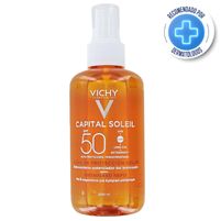 Vichy Protector Solar Capital Soleil Agua Protectora Potenciadora Del Bronceado FPS 50 200 ml