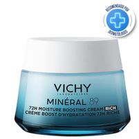 Vichy Minéral 89 Crema Boost De Hidratación 100 H - Piel Seca 50 ml
