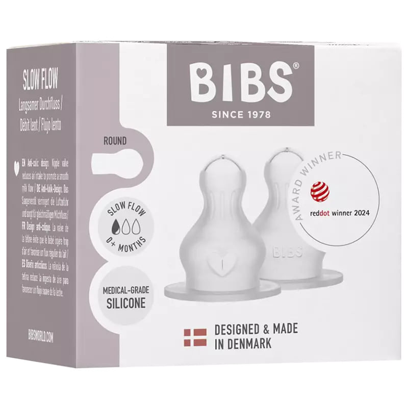 Bibs-Kit-De-2-Tetinas-De-Silicona---Flujo-Lento