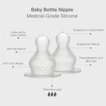 Bibs-Kit-De-2-Tetinas-De-Silicona---Flujo-Medio