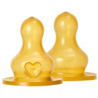 Bibs Kit De 2 Tetinas De Latex- Flujo Rápido 4+ Meses