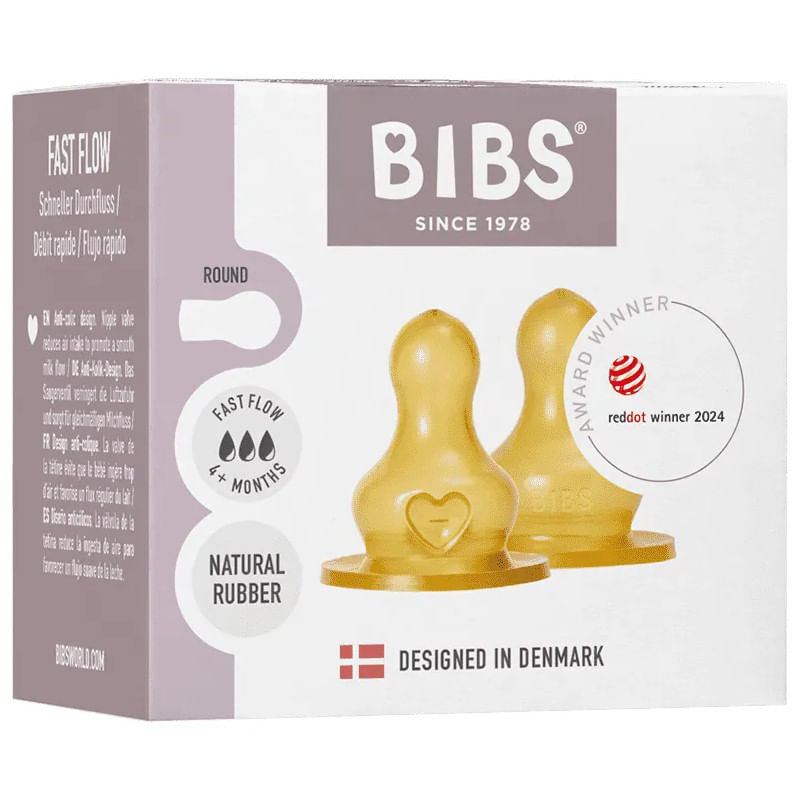 Bibs-Kit-De-2-Tetinas-De-Latex--Flujo-Rapido-4--Meses