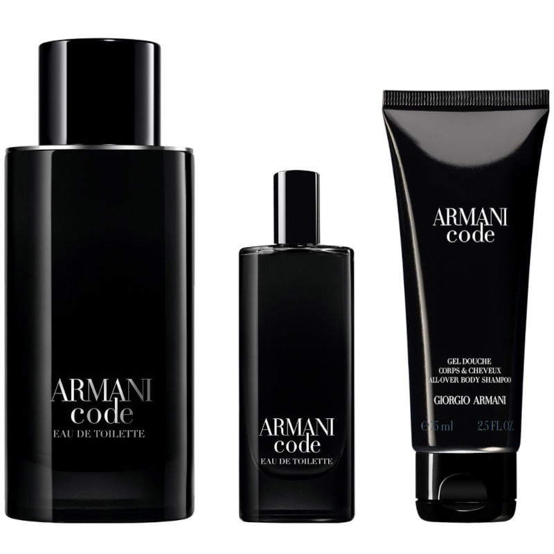 Giorgio-Armani-Set-Armani-Code-EDT-125-ml---Mini-Talla---Body-Gel-Shampoo