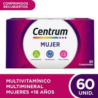 Centrum Suplemento Dietario Mujer - 60 Comprimidos