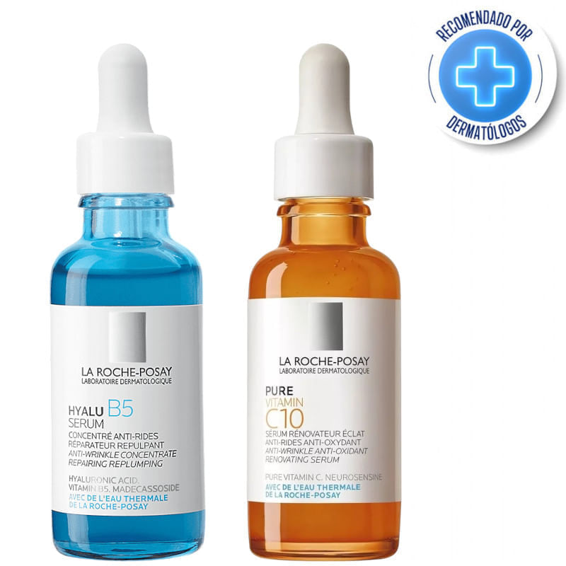 La-Roche-Posay-Combo-Serum-Facial-Hyalu-B5---Serum-Facial-Pure-Vitamin-C10