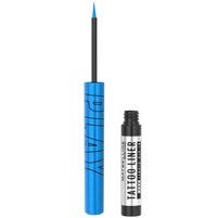 Maybelline Delineador Liquido Tatto Liner - (Switch-Metallic Blue)