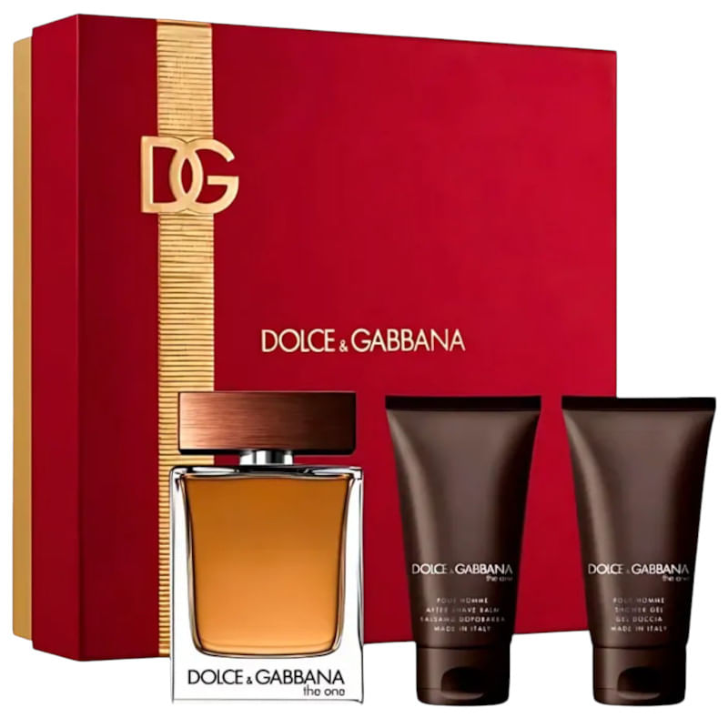 Dolce---Gabbana-The-One-EDT-100-ml---After-Shave-50-ml---Shower-Gel-50-ml-