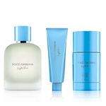 Dolce---Gabbana-Ligth-Blue-Pour-Homme-EDT-100-ml---Stick-Desodorant-75-ml---Shower-Gel-50-ml-
