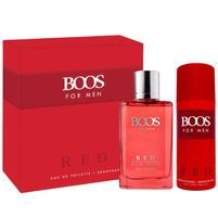 Boos Red For Men EDT 100 ml + 1 Desodorante 150 ml!