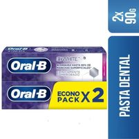 Oral B Econo Pack X2 ´Pastas Dentales 3 D White De 90 g C/U