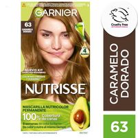 Nutrisse Kit Tintura Clásico Tono 63 Caramelo Dorado