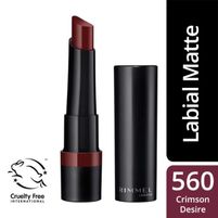 Rimmel Barra Labial Mate Lasting Finish 560 Crimson Desire 2.3 g