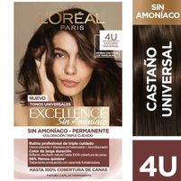 Excellence Kit Coloración Sin Amoníaco (4 U-Castaño Universal)