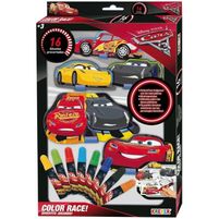Cars Color Race 16 Figuras Para Pintar y Armar