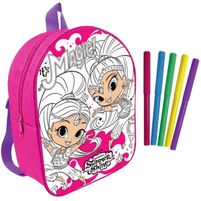 Simmer Shine Color Me! Mochila Para Colorear Lavable!
