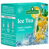 Saint Gottard Té Ice Tea Limón, Jengibre y Menta 10 Saquitos