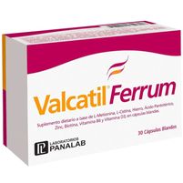 Valcatil Suplemento Dietario Ferrum 30 Cápsulas Blandas