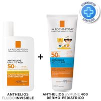 La Roche Posay Set Anthelios: Invisible Fluid + Dermo-Pediatrics