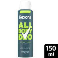Rexona Desodorante Corporal Aerosol Active Fresh 150 ml